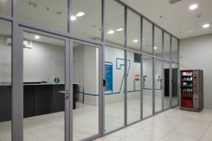 Противопожарный алюминиевый витраж EIW45 / серия FRM7172